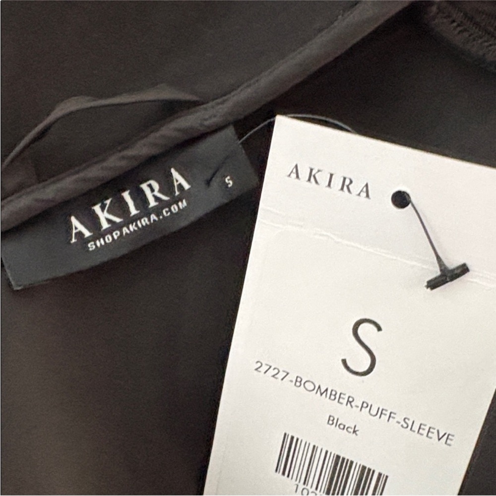 AKIRA
bomber puff sleeve size small mini dress brand new with tags. Black - Picture 2 of 4